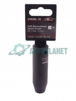 Адаптер ударний HEX (1/2", 10mm) VIGOR V5550L-10 (фото 1)