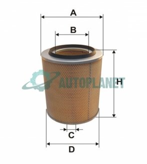 Фильтр воздушный (AM 409/1) WIX FILTERS 42327E