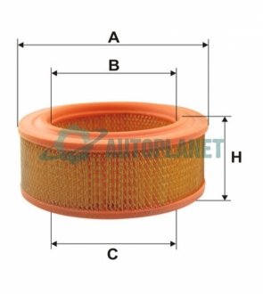 Фільтр повітряний /AR260 (вир-во WIX-FILTERS) WIX FILTERS 93334E