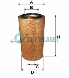 Фильтр воздушный (AM 474) WIX FILTERS 93342E