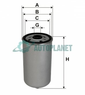 Фильтр топливный (PP 837/1) WIX FILTERS 95003E