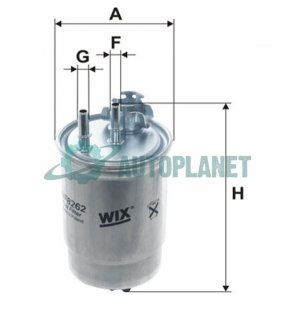 Фильтр топливный 1.9D 01- WIX FILTERS WF8262 (фото 1)