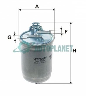Фильтр топлива WIX FILTERS WF8265