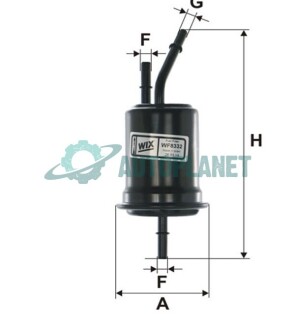 ФІЛЬТР ПАЛИВА WIX FILTERS WF8332