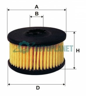 Фільтр палив. газ. обладнання EMMA-GAS /PM999/6 (вир-во -FILTERS) WIX FILTERS WF8346 (фото 1)