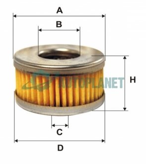 Фільтр палив. (змін.елем.) газ. обладнання. Tomasetto /PM999/12 (вир-во WIX-FILTERS) WIX FILTERS WF8351