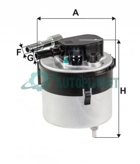 Фильтр топливный (PP 838/8) WIX FILTERS WF8451
