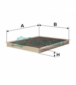 Фільтр салону /K1103A вугільний (вир-во -FILTERS) WIX FILTERS WP9117 (фото 1)