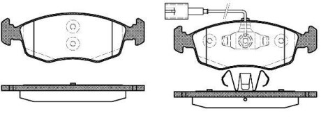 Колодки гальмівні WOKING P0723.52