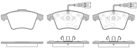 Тормозные колодки WOKING P11453.22