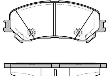 Тормозные колодки WOKING P12183.20