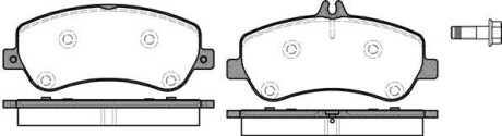 Тормозные колодки WOKING P12773.00