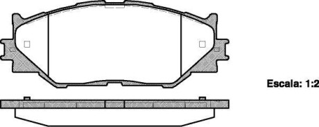 Тормозные колодки WOKING P13013.00