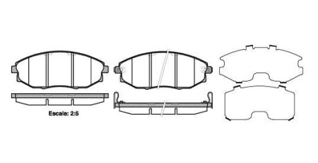 Тормозные колодки WOKING P13233.02