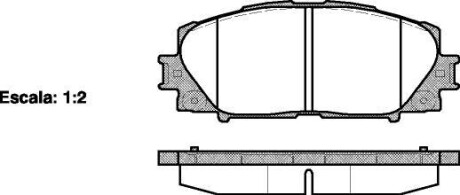 Колодки гальмівні WOKING P13243.00