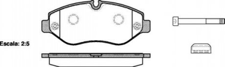 Колодки тормозные дисковые передние WOKING P13453.00 (фото 1)