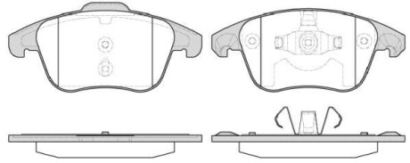 Тормозные колодки WOKING P13493.30