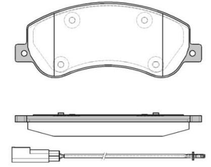 Тормозные колодки WOKING P13503.11