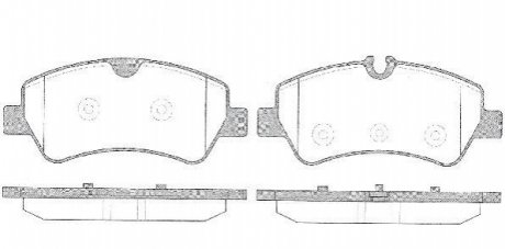 Колодки тормозные дисковые WOKING P14213.00 (фото 1)