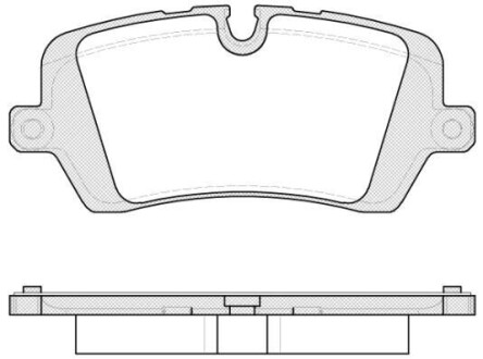 Тормозные колодки WOKING P14413.00