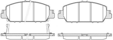 Тормозные колодки WOKING P14483.02