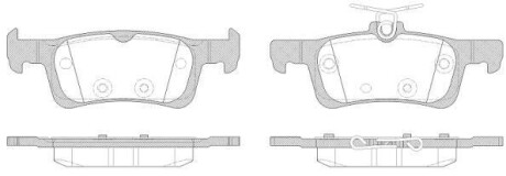 Колодки гальмівні WOKING P14633.00