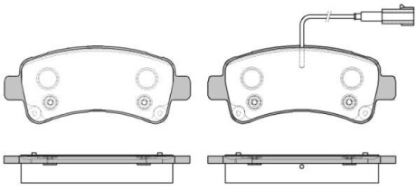 Тормозные колодки WOKING P14883.02