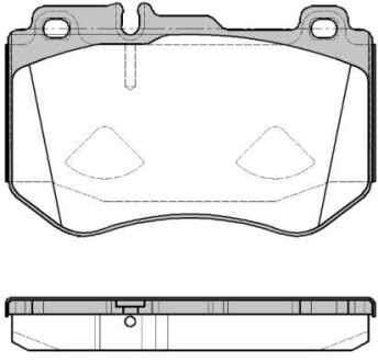 Тормозные колодки WOKING P14913.00