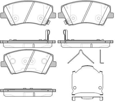 Тормозные колодки WOKING P15123.04