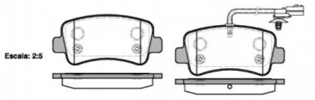 Колодки тормозные дисковые WOKING P15393.01 (фото 1)