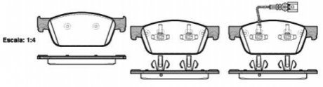 Колодки передние WOKING P15403.01