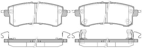 Тормозные колодки WOKING P15473.02