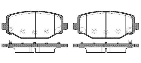 Тормозные колодки WOKING P15833.04