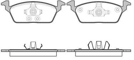 Колодки гальмівні WOKING P16033.00