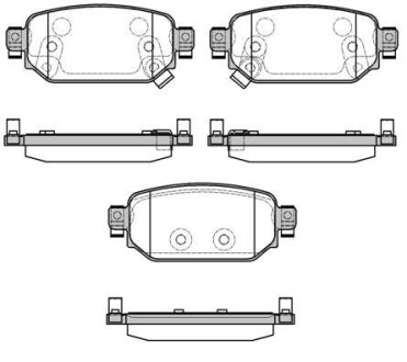 Тормозные колодки WOKING P16313.02