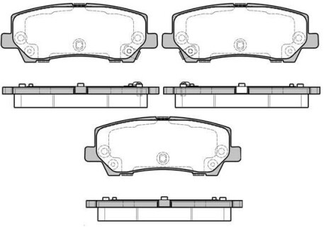 Тормозные колодки WOKING P17213.15