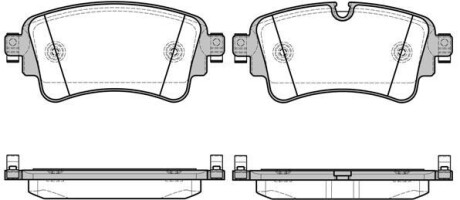 Тормозные колодки WOKING P17693.08