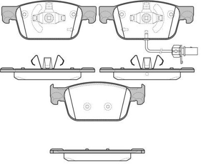 Тормозные колодки WOKING P17923.01