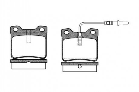 Колодки тормозные дисковые WOKING P2213.02 (фото 1)