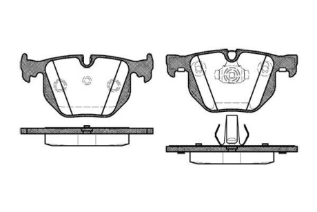 Тормозные колодки WOKING P2813.40