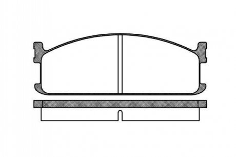 Колодки тормозные дисковые WOKING P3043.00