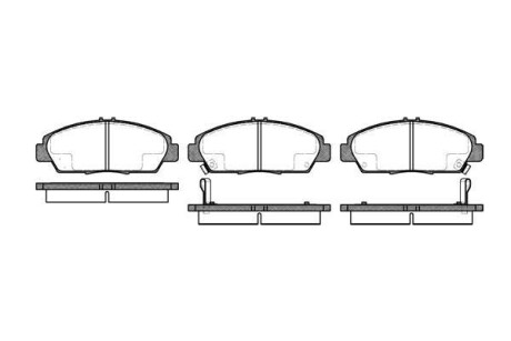 Тормозные колодки WOKING P5063.02