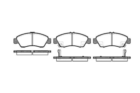 Тормозные колодки WOKING P5193.02