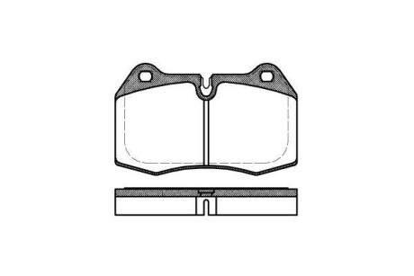 Тормозные колодки WOKING P5413.00