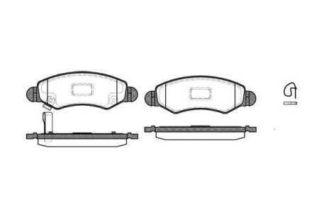 Тормозные колодки WOKING P6023.21