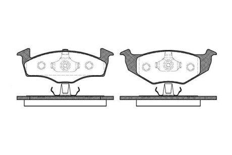 Тормозные колодки WOKING P7093.20