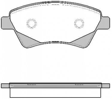 Колодки тормозные дисковые передние WOKING P8763.20 (фото 1)