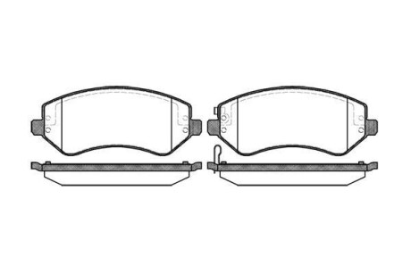 Тормозные колодки WOKING P9073.02