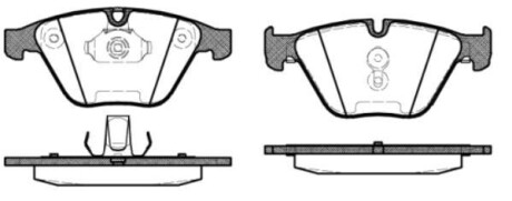 Тормозные колодки WOKING P9573.30