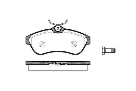 Тормозные колодки WOKING P9803.00